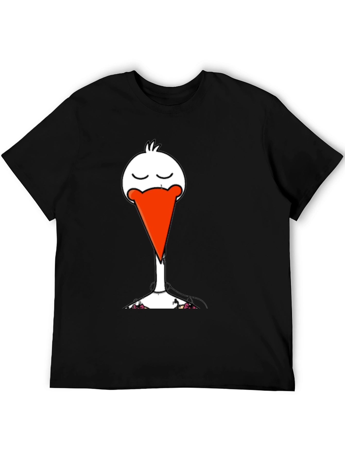 Funny Goose T-Shirt - Quirky Cartoon Bird Tee