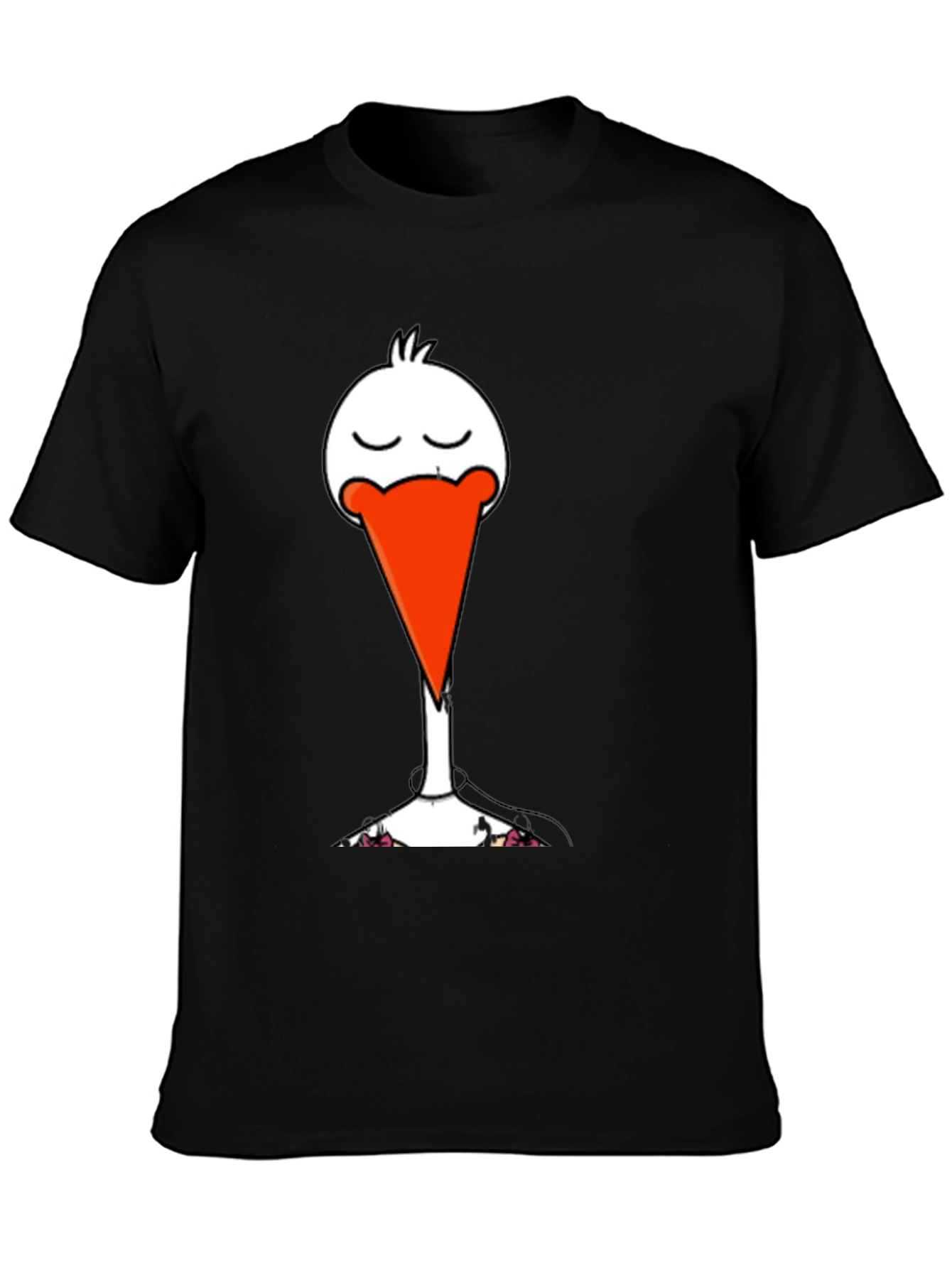 Funny Goose T-Shirt - Quirky Cartoon Bird Tee