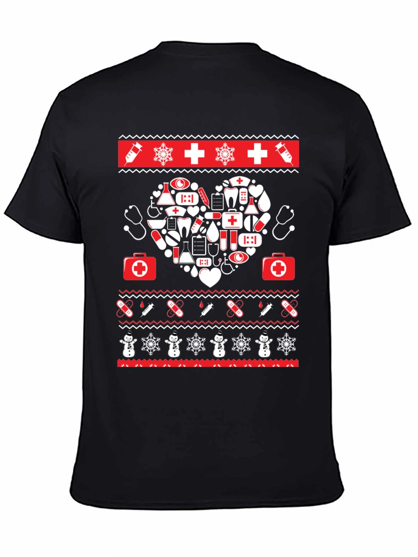 Nurse Ugly Christmas Sweater T-Shirt