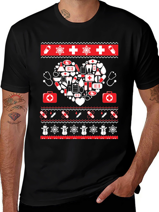 Nurse Ugly Christmas Sweater T-Shirt