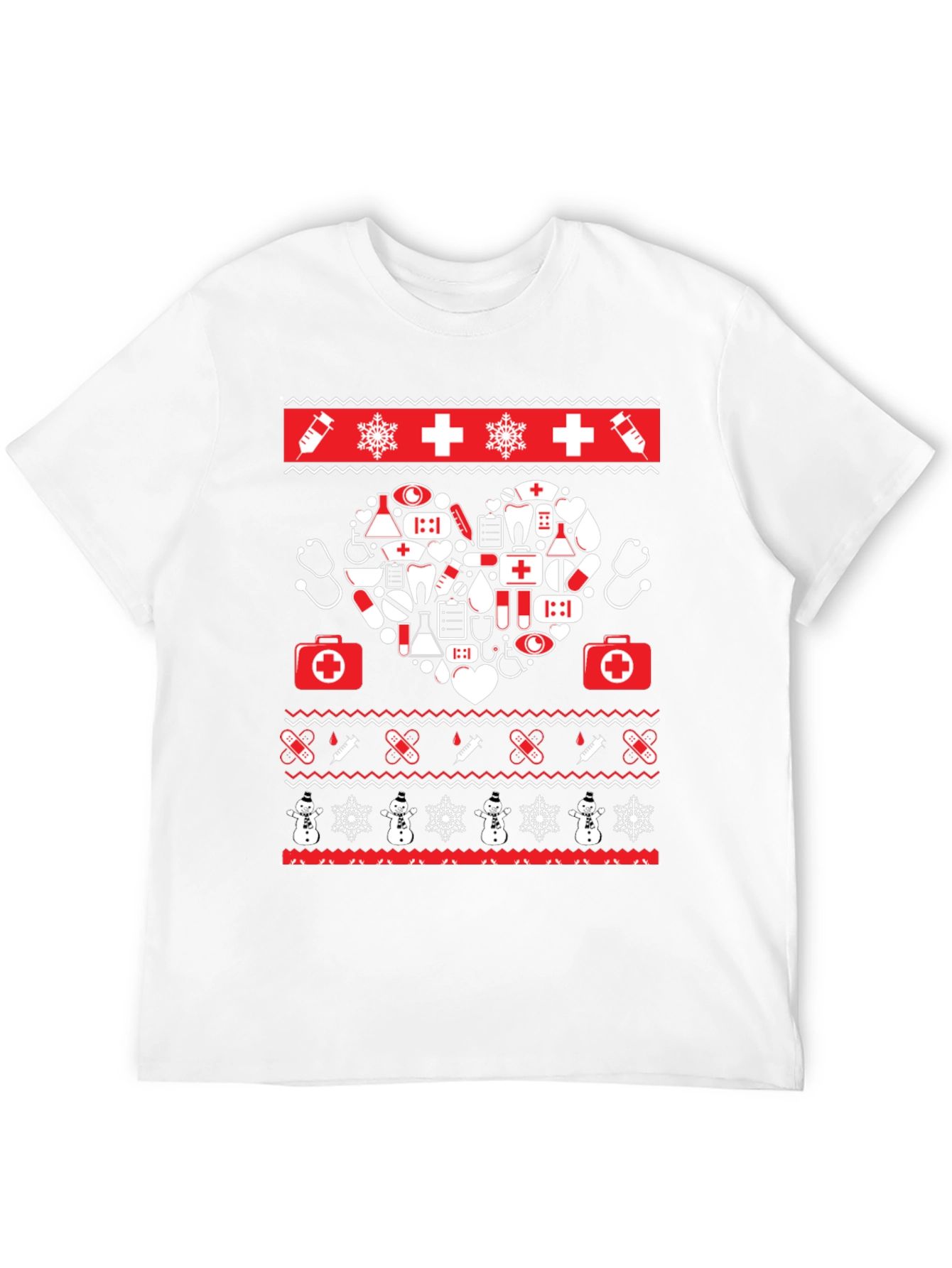 Nurse Ugly Christmas Sweater T-Shirt