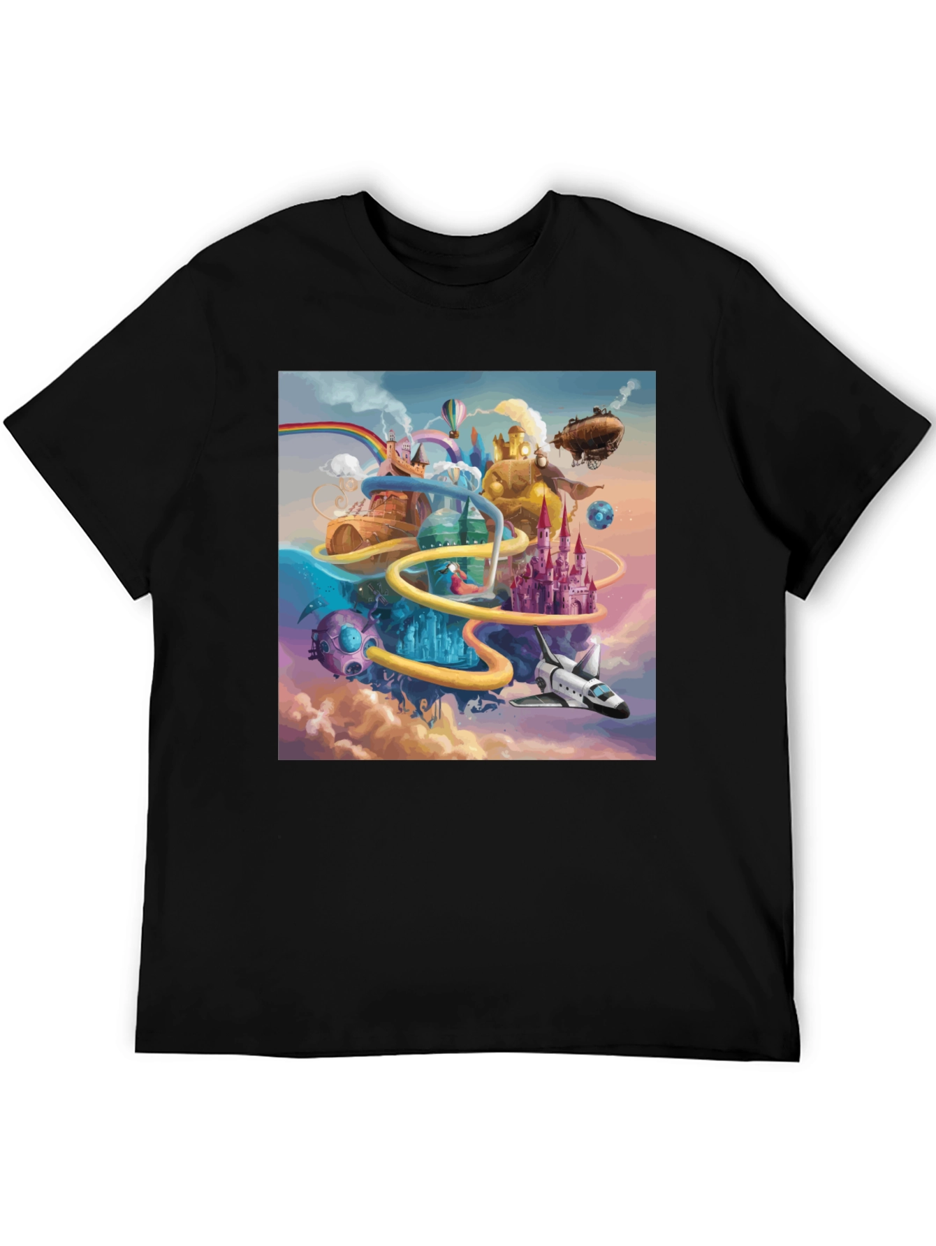Fantasy World Graphic Tee - Unique Design
