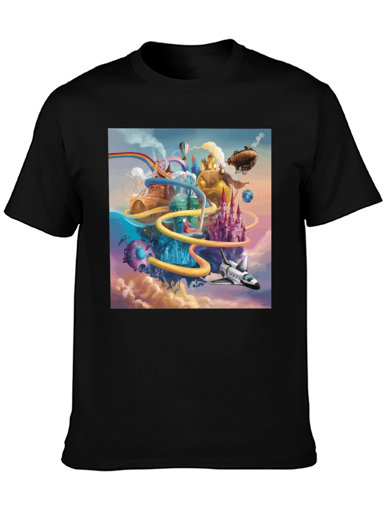 Fantasy World Graphic Tee - Unique Design