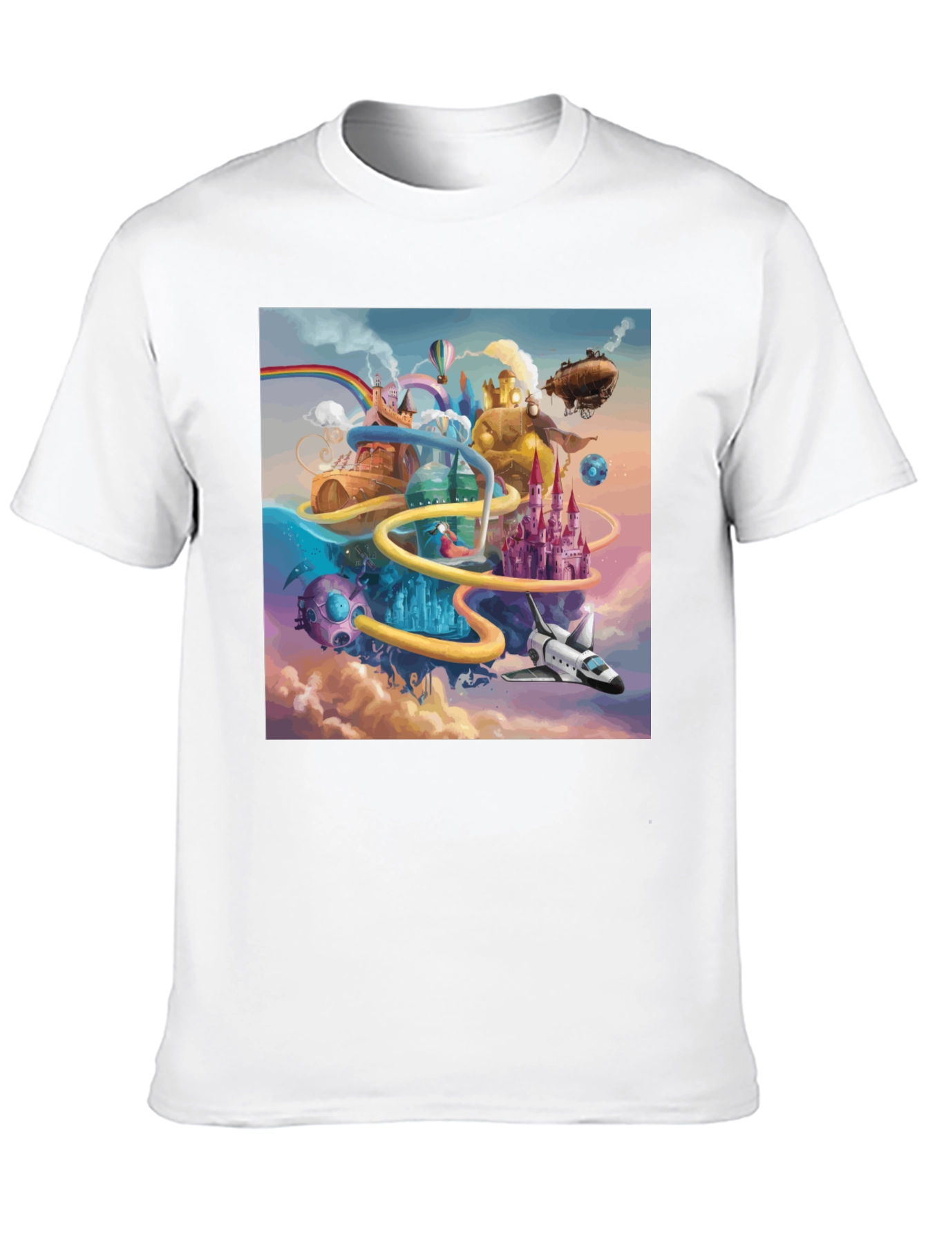 Fantasy World Graphic Tee - Unique Design