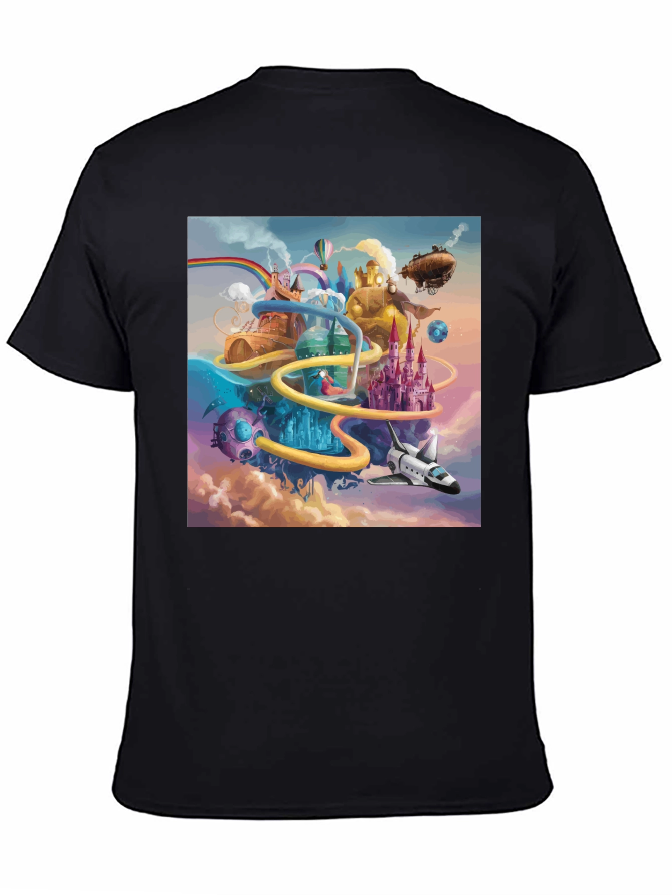 Fantasy World Graphic Tee - Unique Design