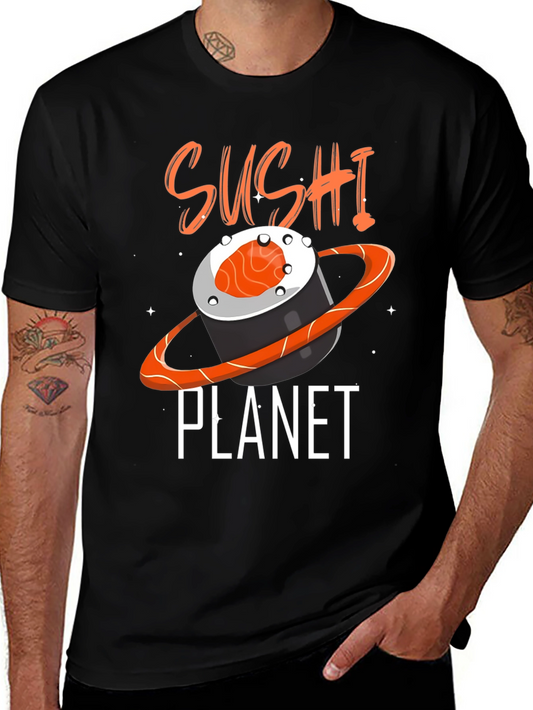 Sushi Planet Graphic Tee - Foodie Fashion