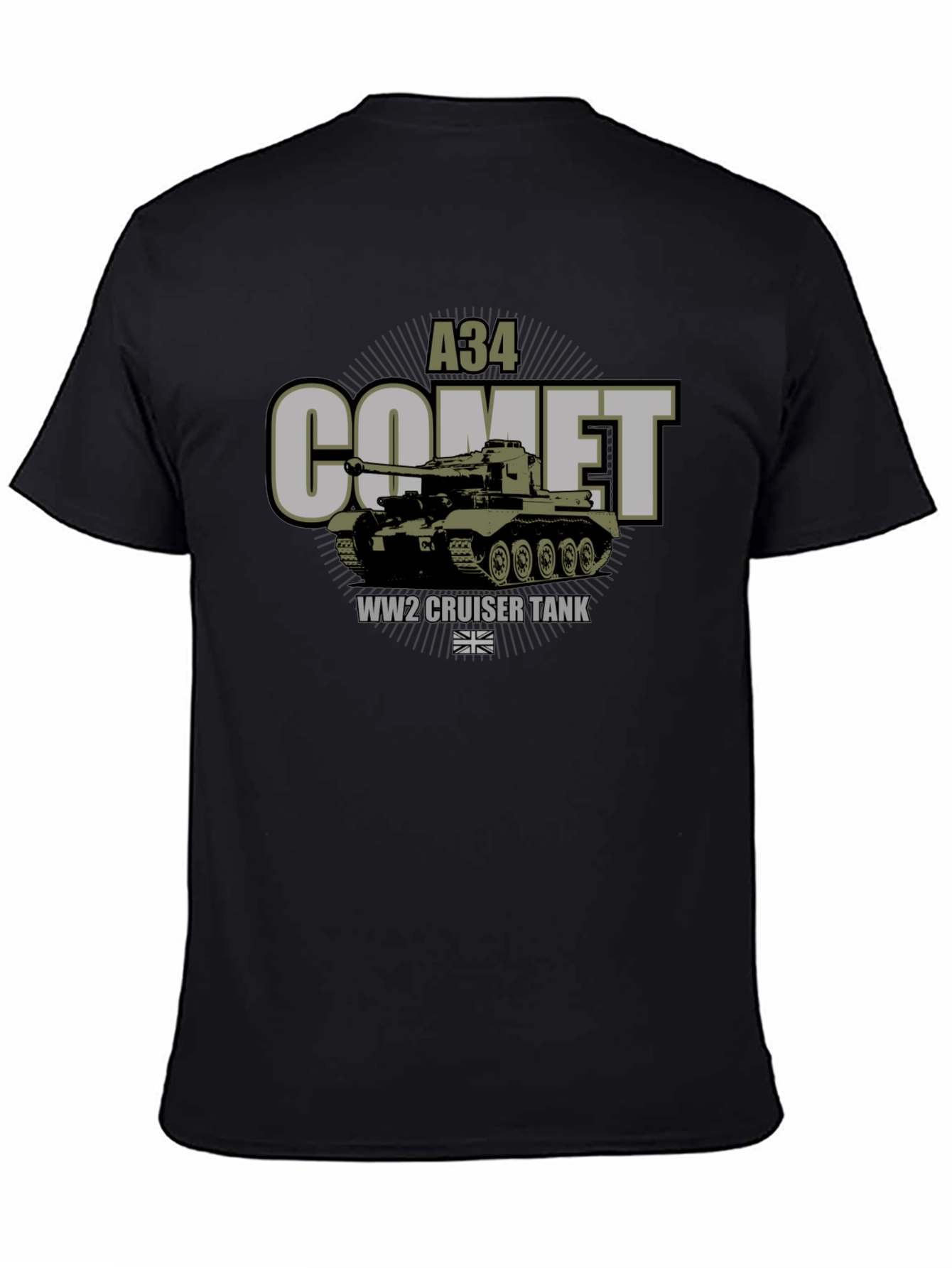 A34 Comet Tank T-Shirt - WWII Cruiser Tank