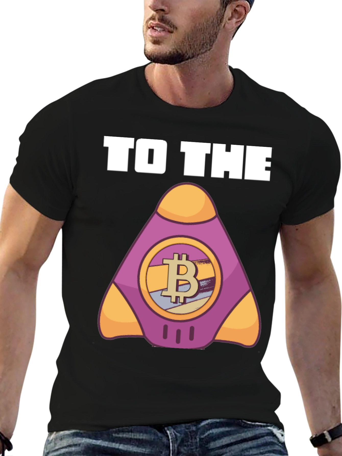 Bitcoin Rocket T-Shirt - Crypto Apparel