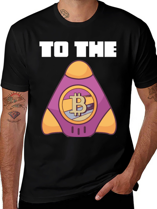 Bitcoin Rocket T-Shirt - Crypto Apparel