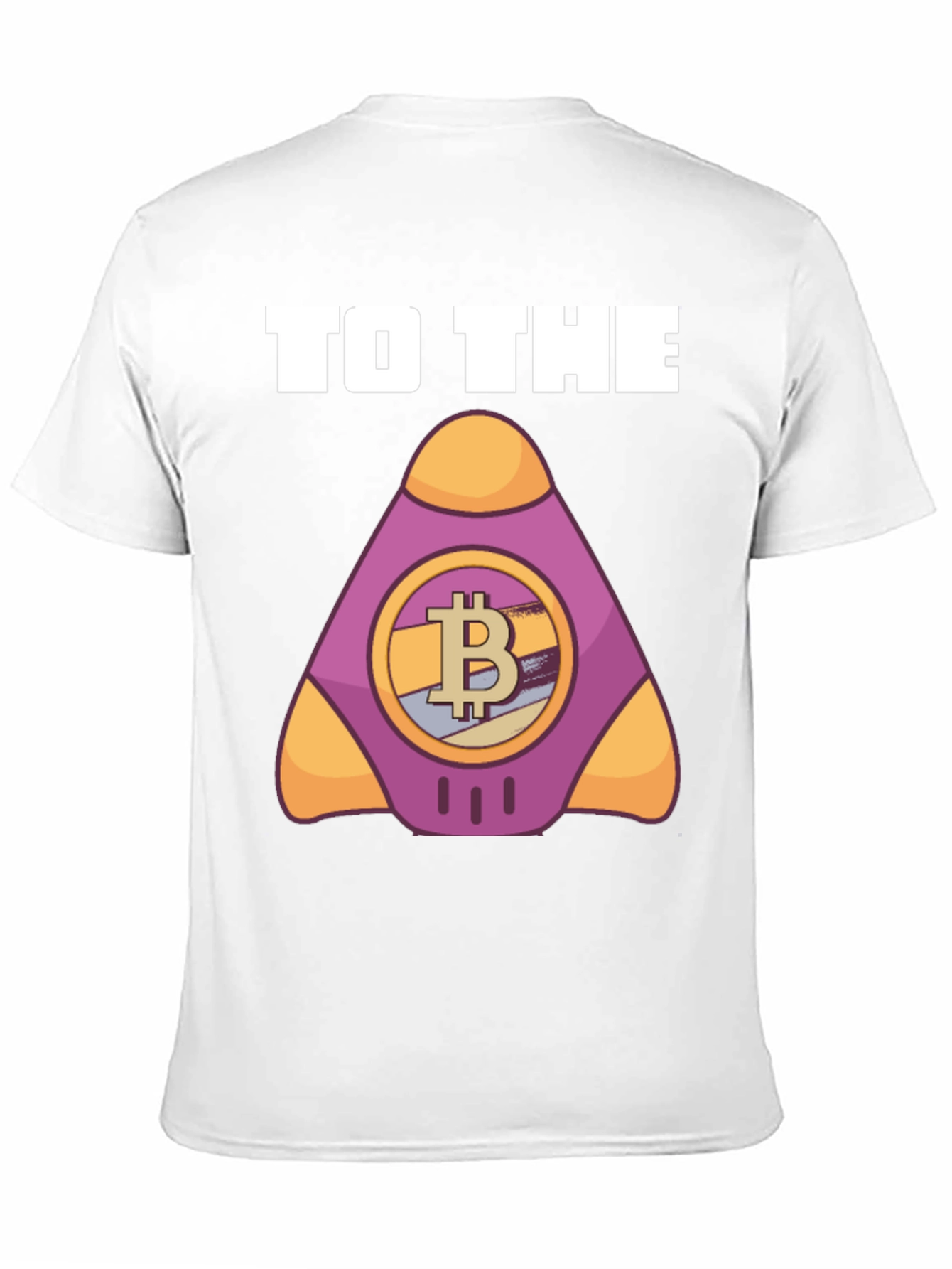 Bitcoin Rocket T-Shirt - Crypto Apparel