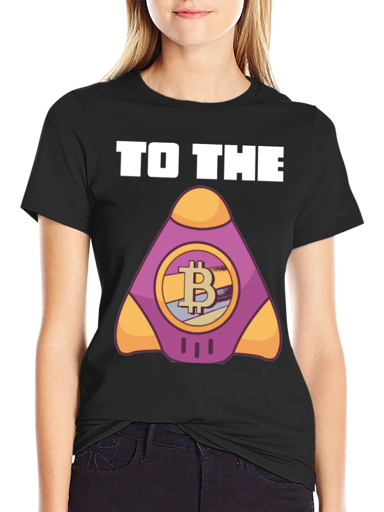 Bitcoin Rocket T-Shirt - Crypto Apparel