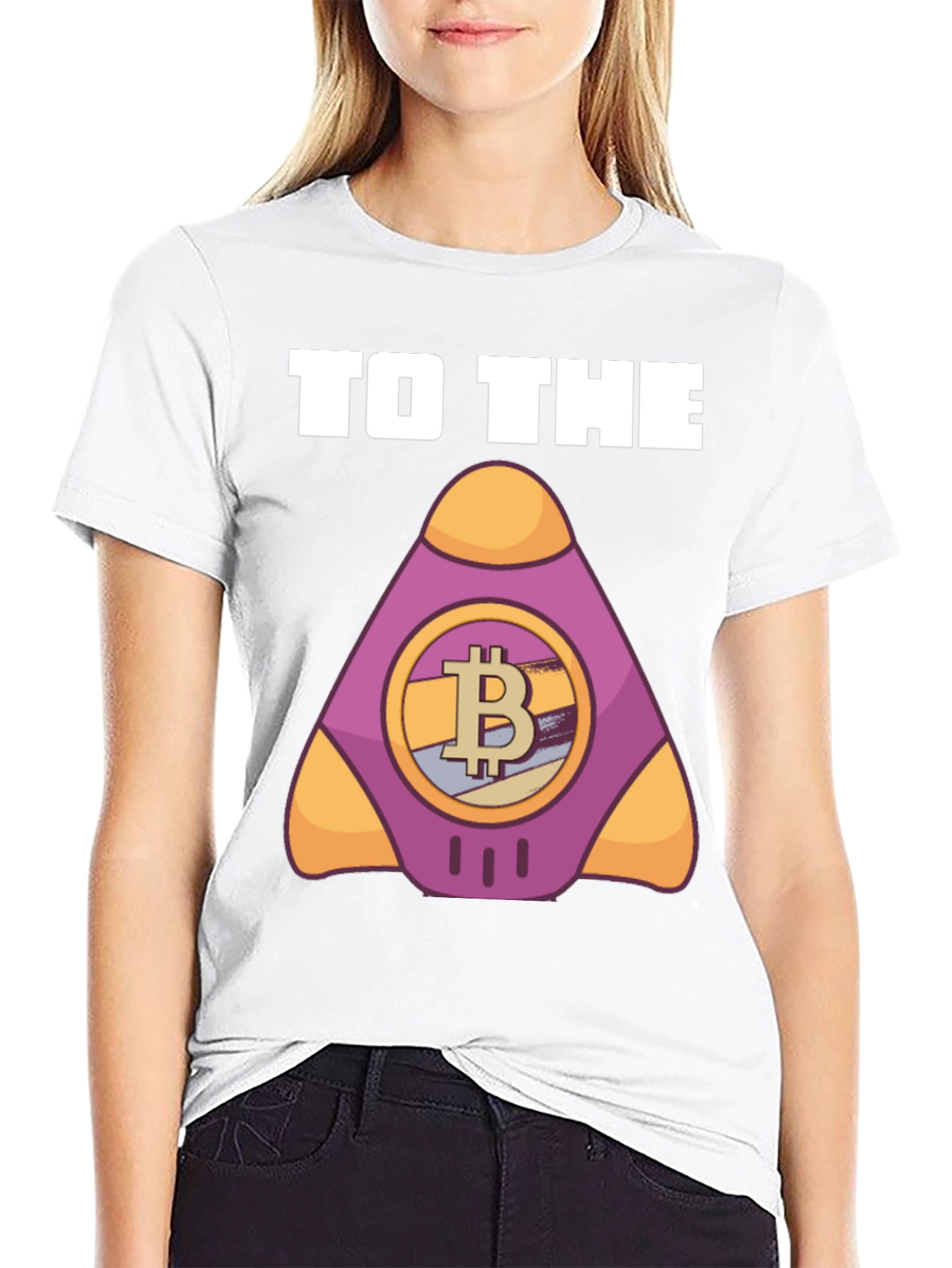 Bitcoin Rocket T-Shirt - Crypto Apparel