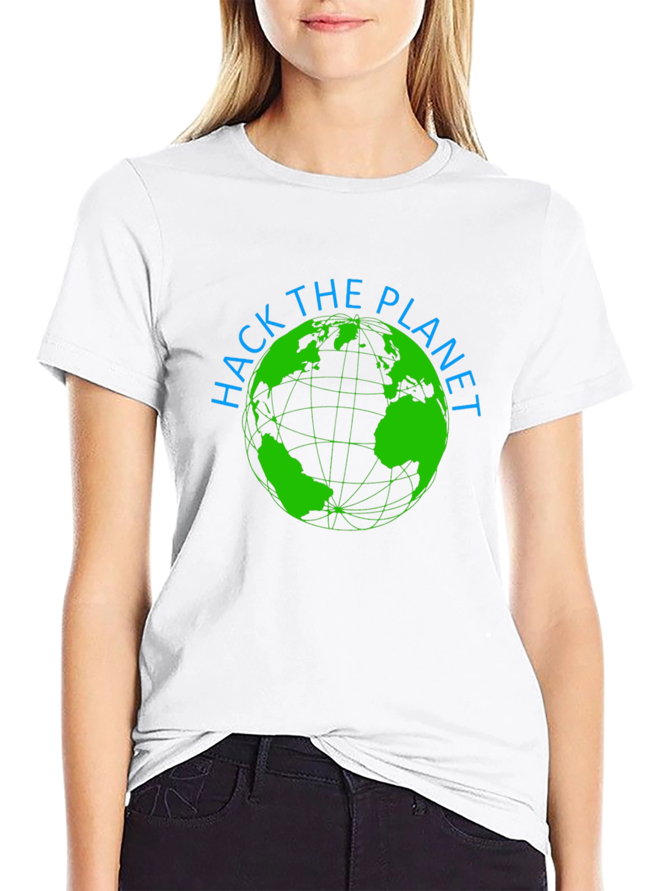 Hack The Planet Graphic T-Shirt