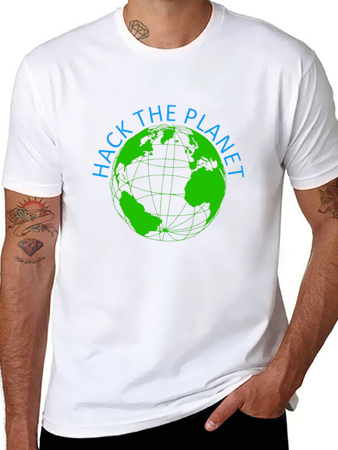 Hack The Planet Graphic T-Shirt