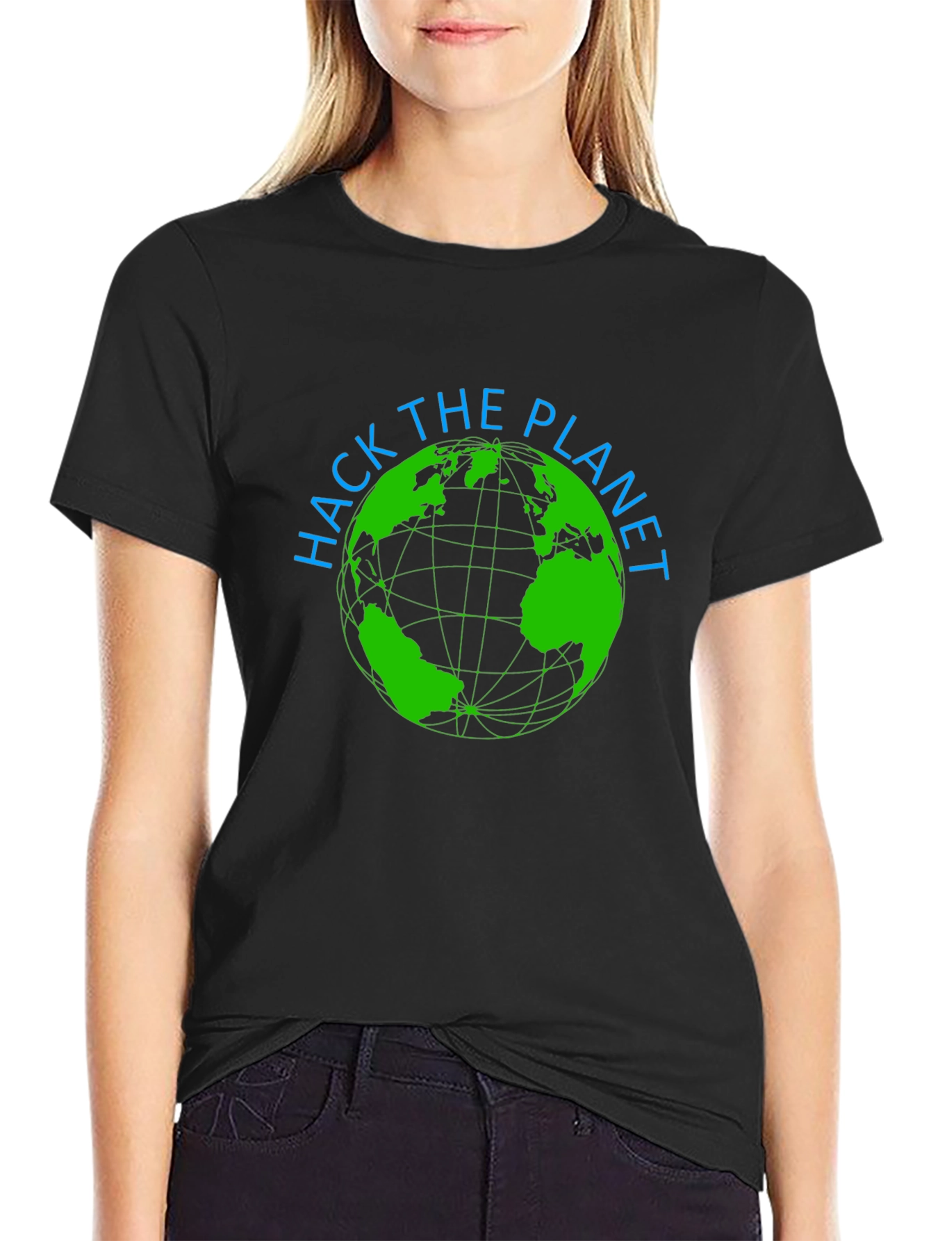 Hack The Planet Graphic T-Shirt