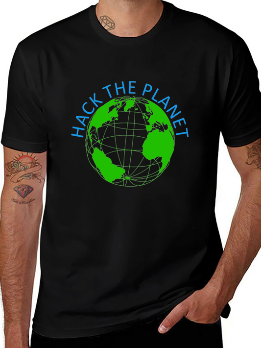 Hack The Planet Graphic T-Shirt