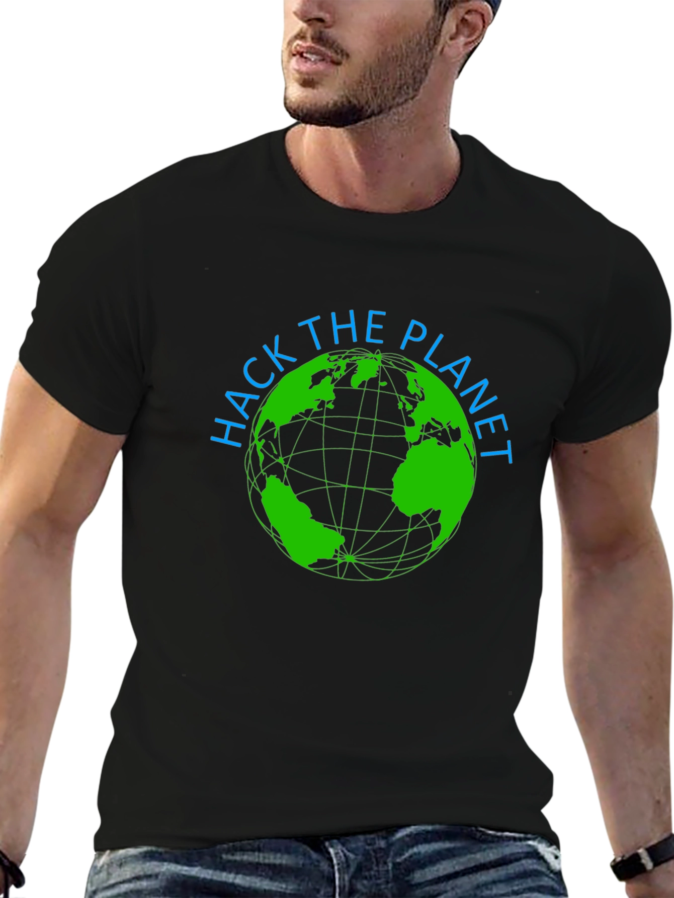 Hack The Planet Graphic T-Shirt