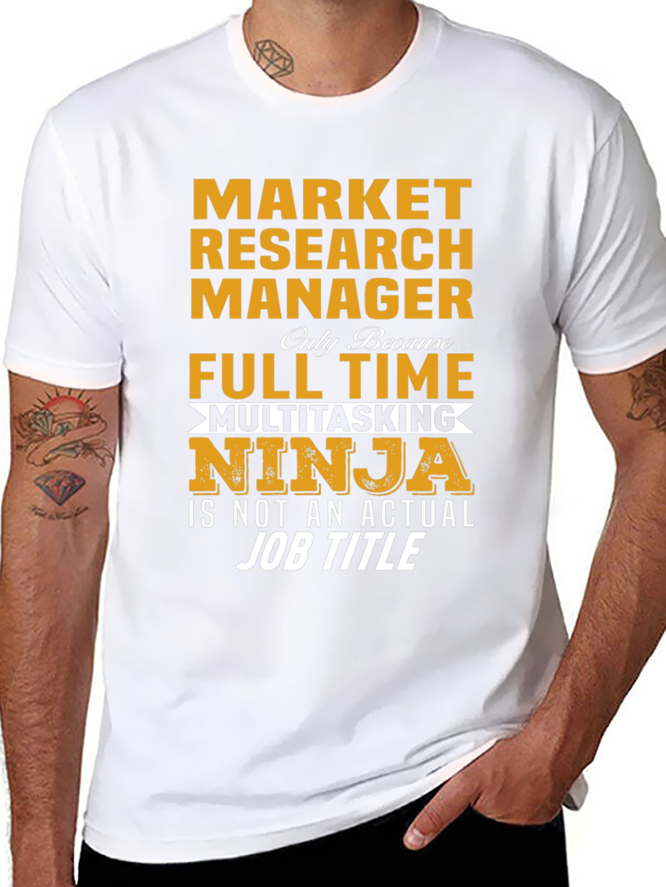 Market Research Manager Multitasking Ninja T-Shirt