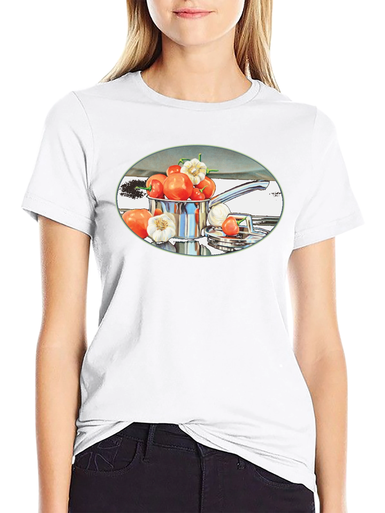 Chefs Pot Graphic T-Shirt - Black Unisex