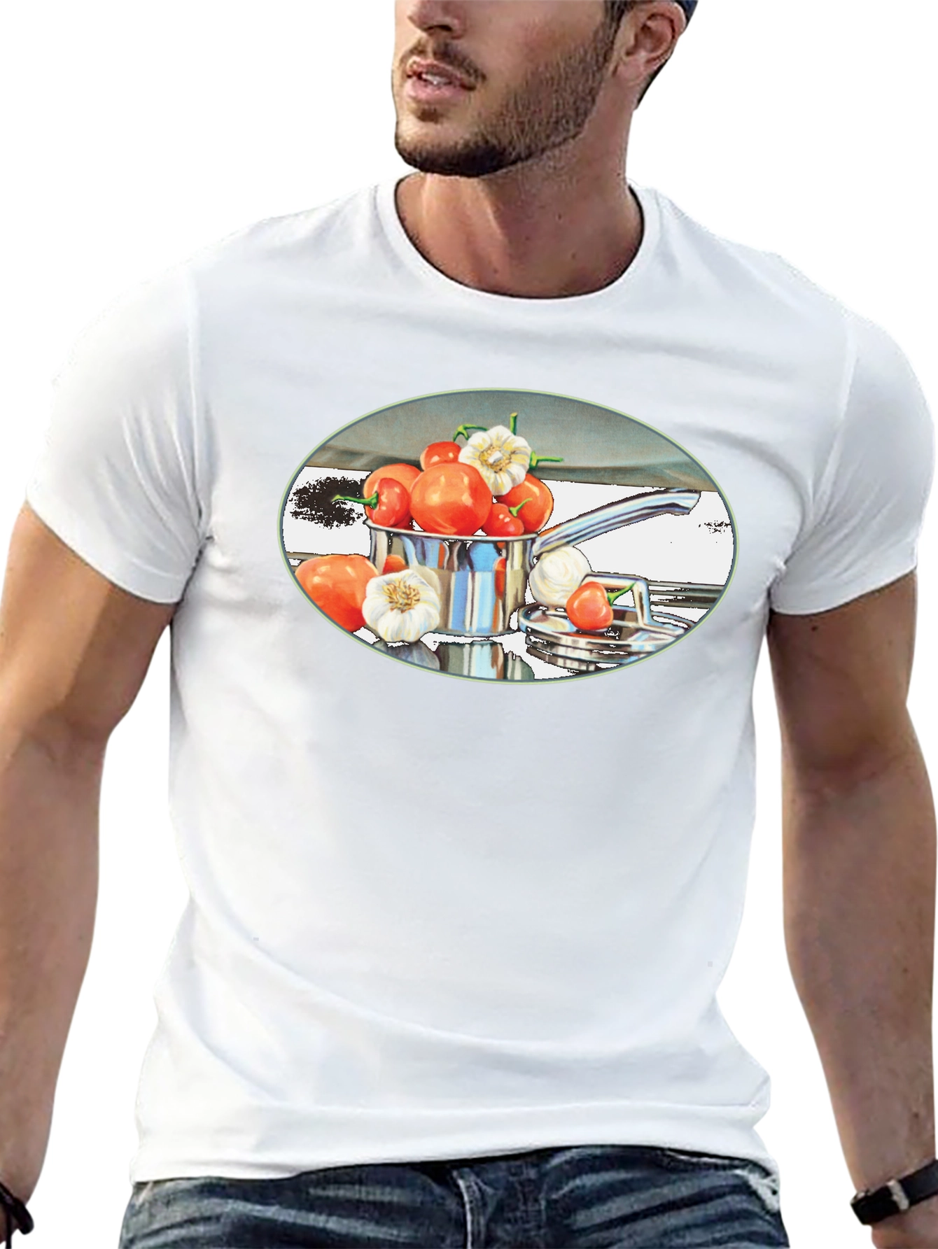 Chefs Pot Graphic T-Shirt - Black Unisex