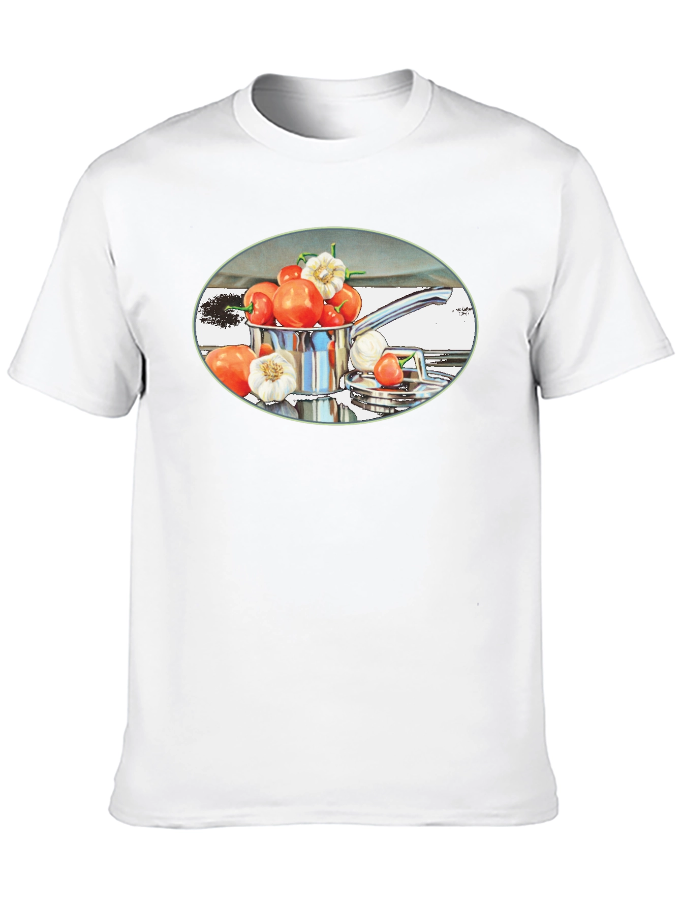 Chefs Pot Graphic T-Shirt - Black Unisex