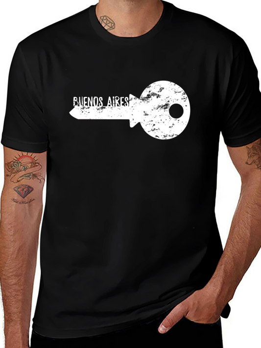 Buenos Aires Key Graphic Tee - Black