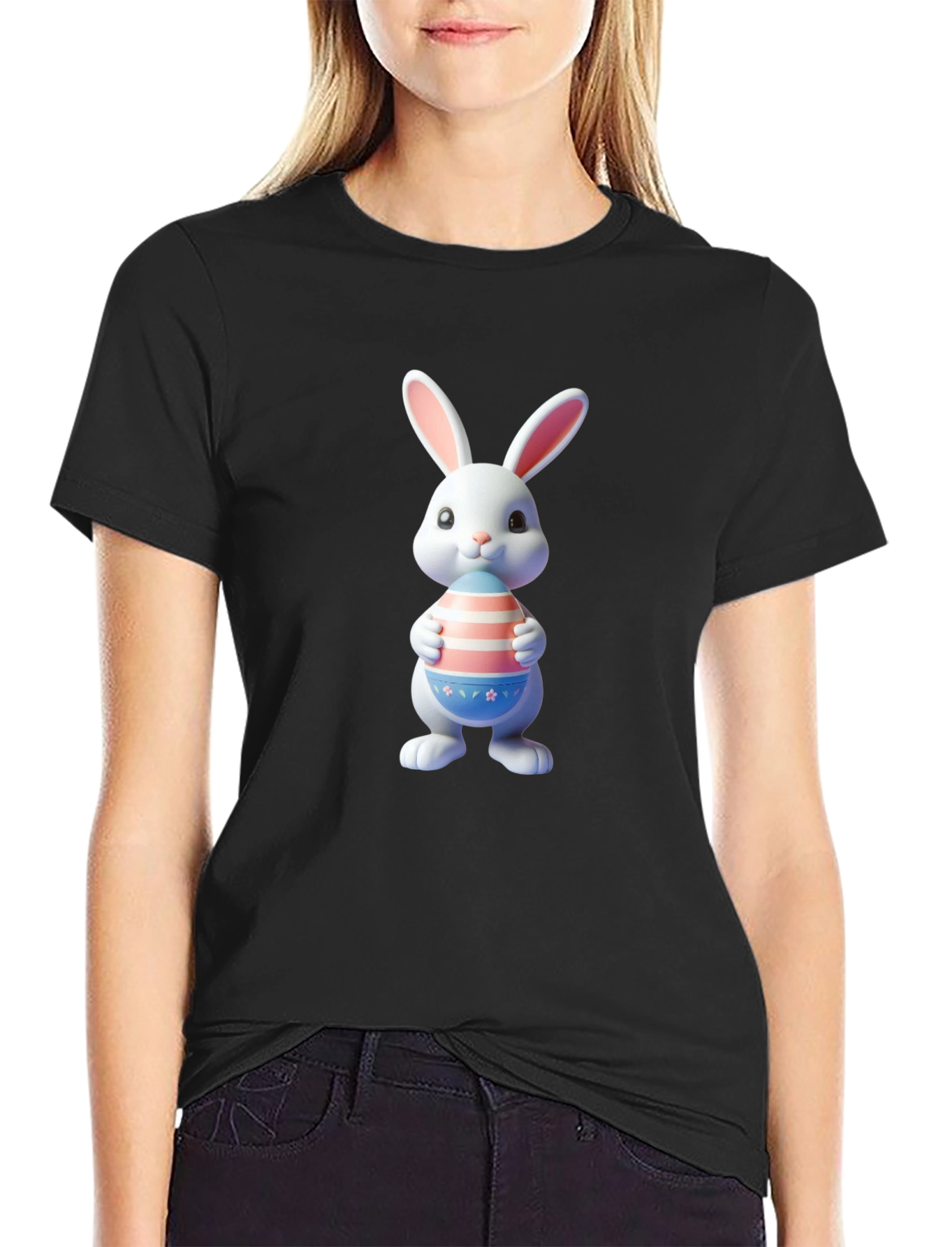 Easter Bunny with Egg T-Shirt