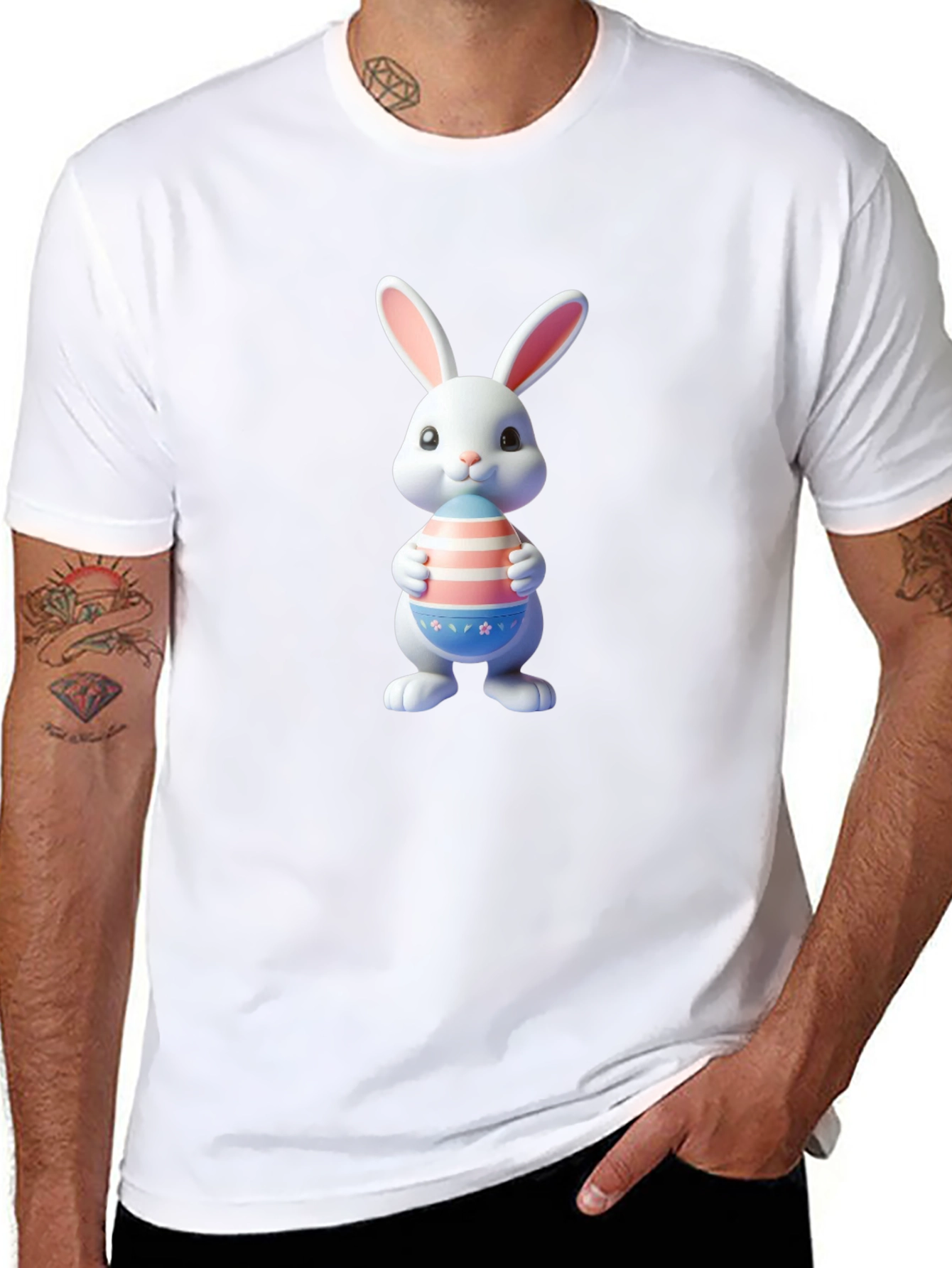 Easter Bunny with Egg T-Shirt