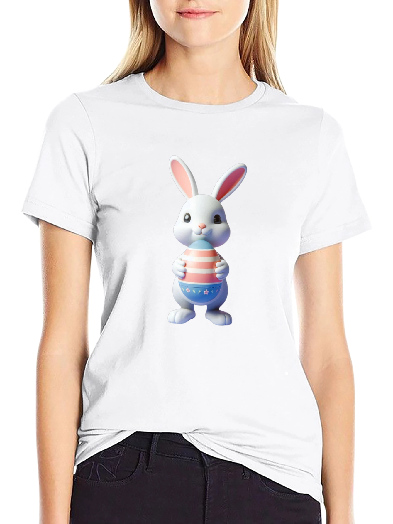 Easter Bunny with Egg T-Shirt