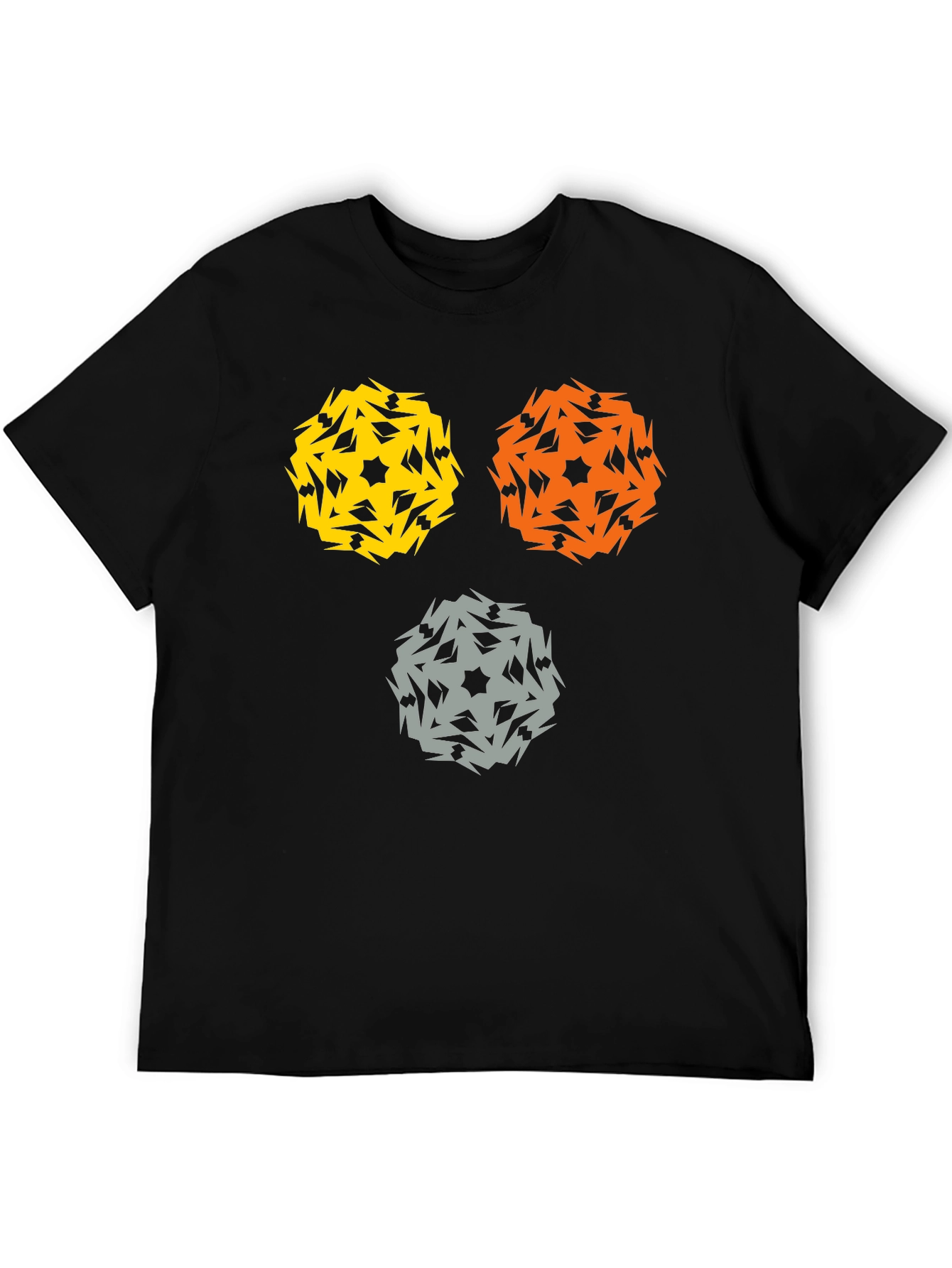 Abstract Geometric Design T-Shirt