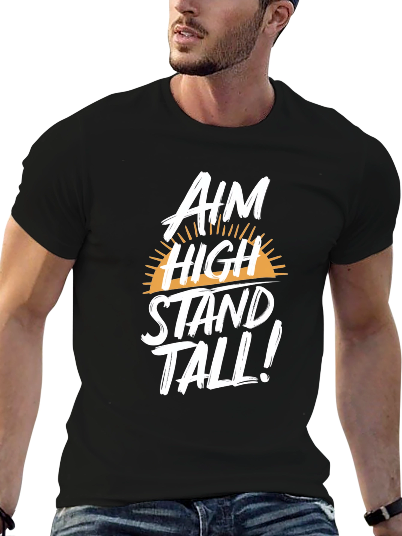 Aim High Stand Tall Graphic Tee