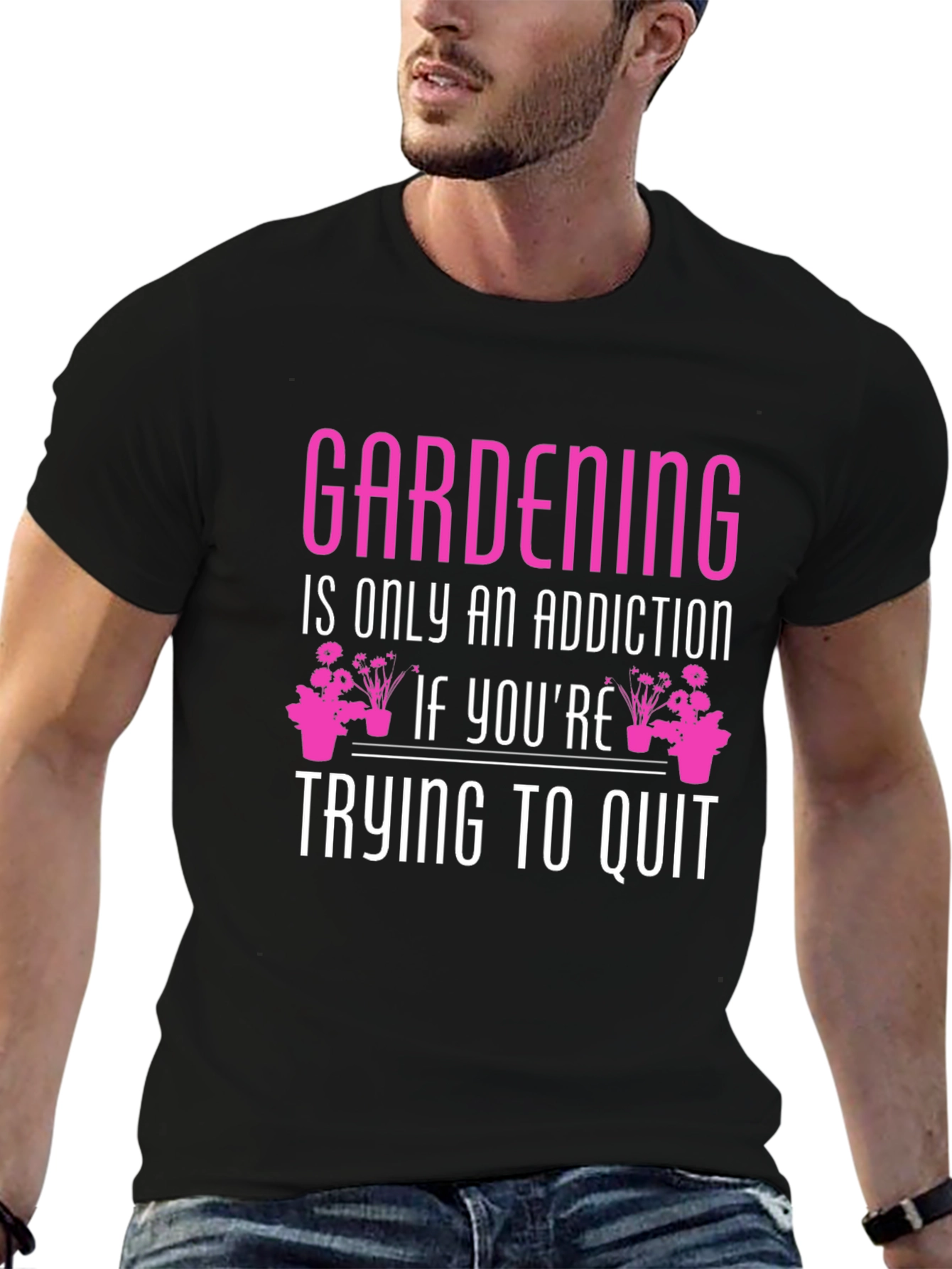 Gardening Addiction Graphic T-Shirt