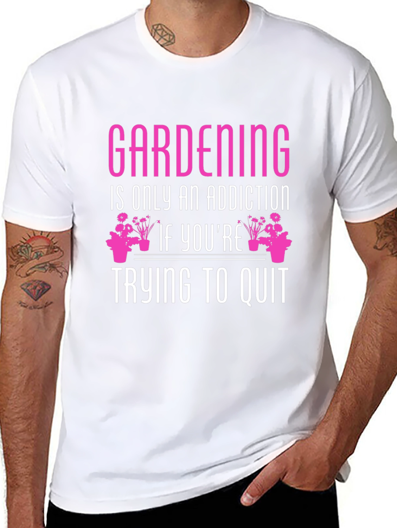 Gardening Addiction Graphic T-Shirt