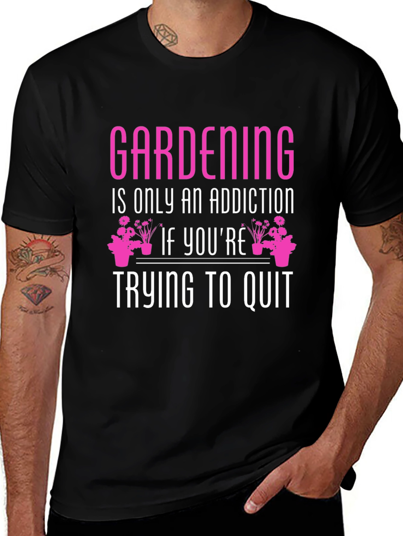Gardening Addiction Graphic T-Shirt