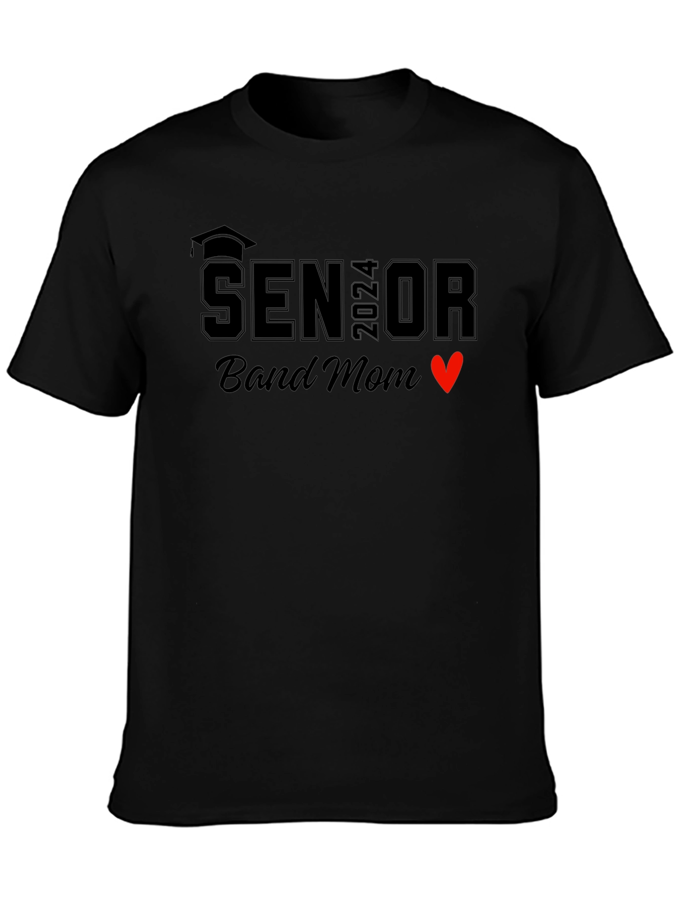 Senior 2024 Band Mom T-Shirt