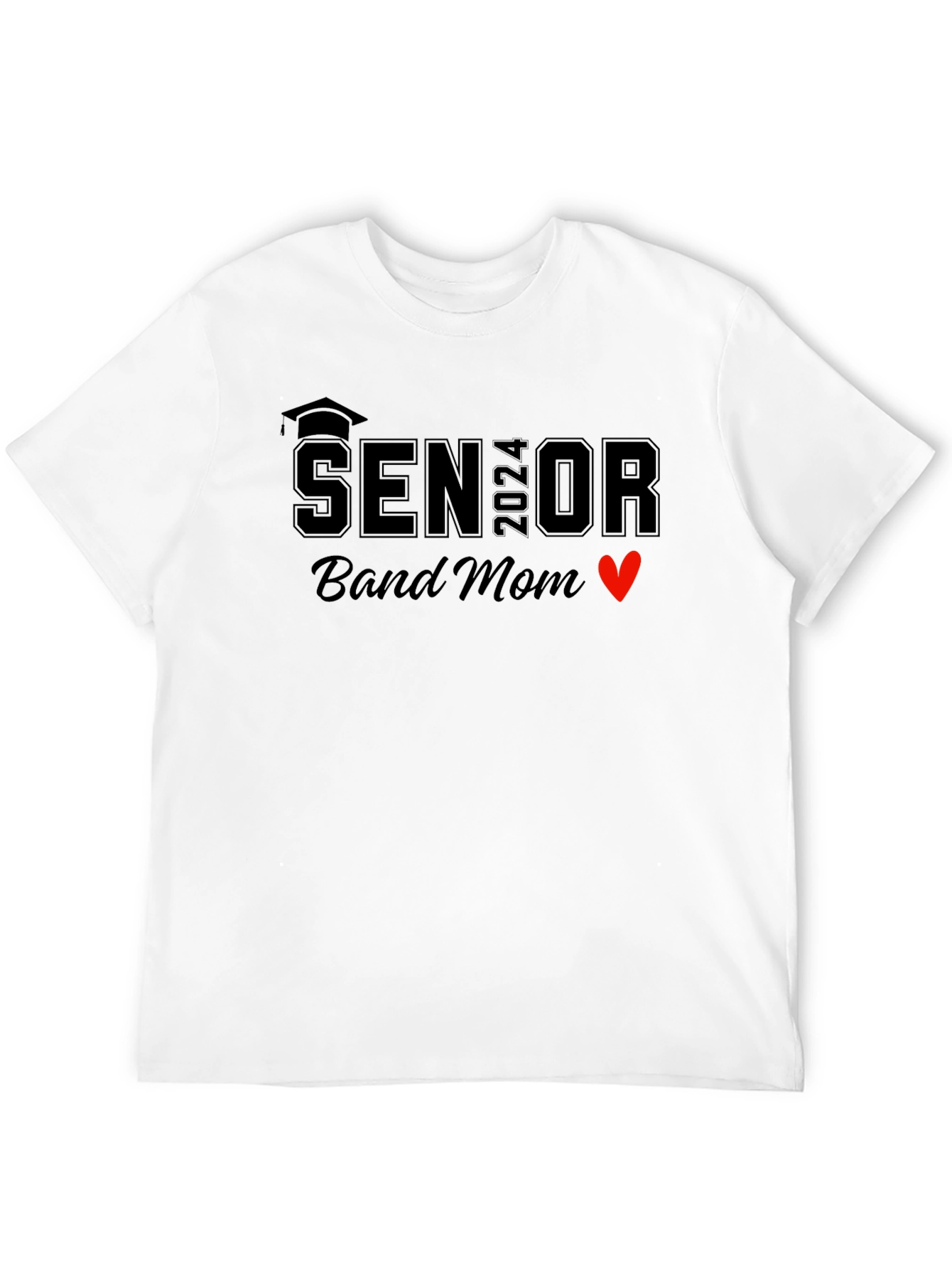 Senior 2024 Band Mom T-Shirt