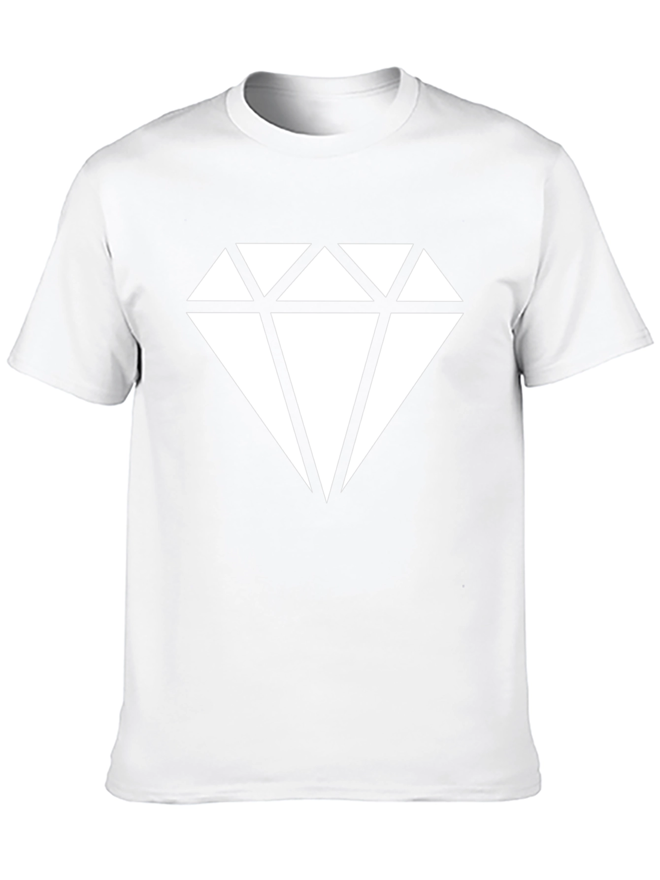 Diamond Graphic Black T-Shirt - Stylish Casual Wear