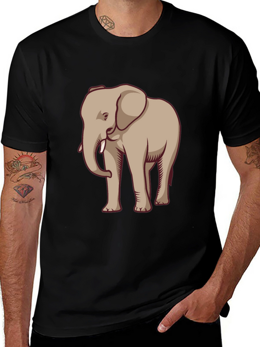 Elephant Graphic Tee - Casual Style