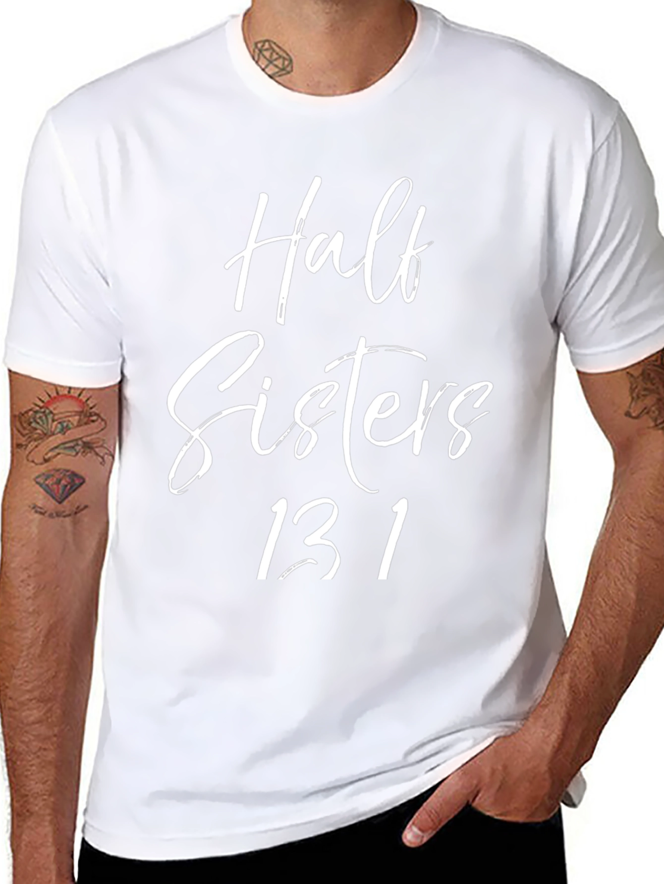 Half Sisters 13.1 Run Tee