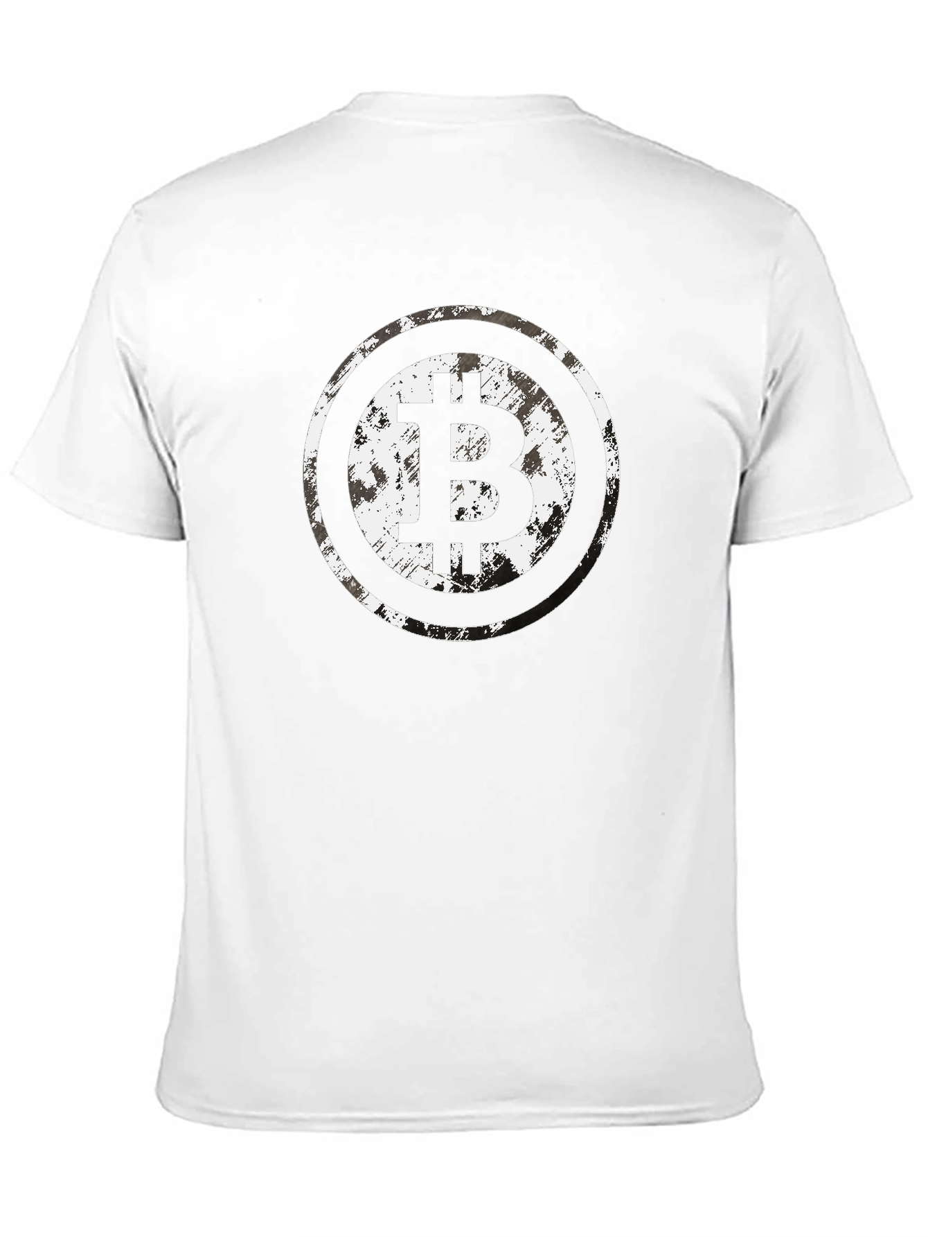 Bitcoin Symbol Graphic Black T-Shirt