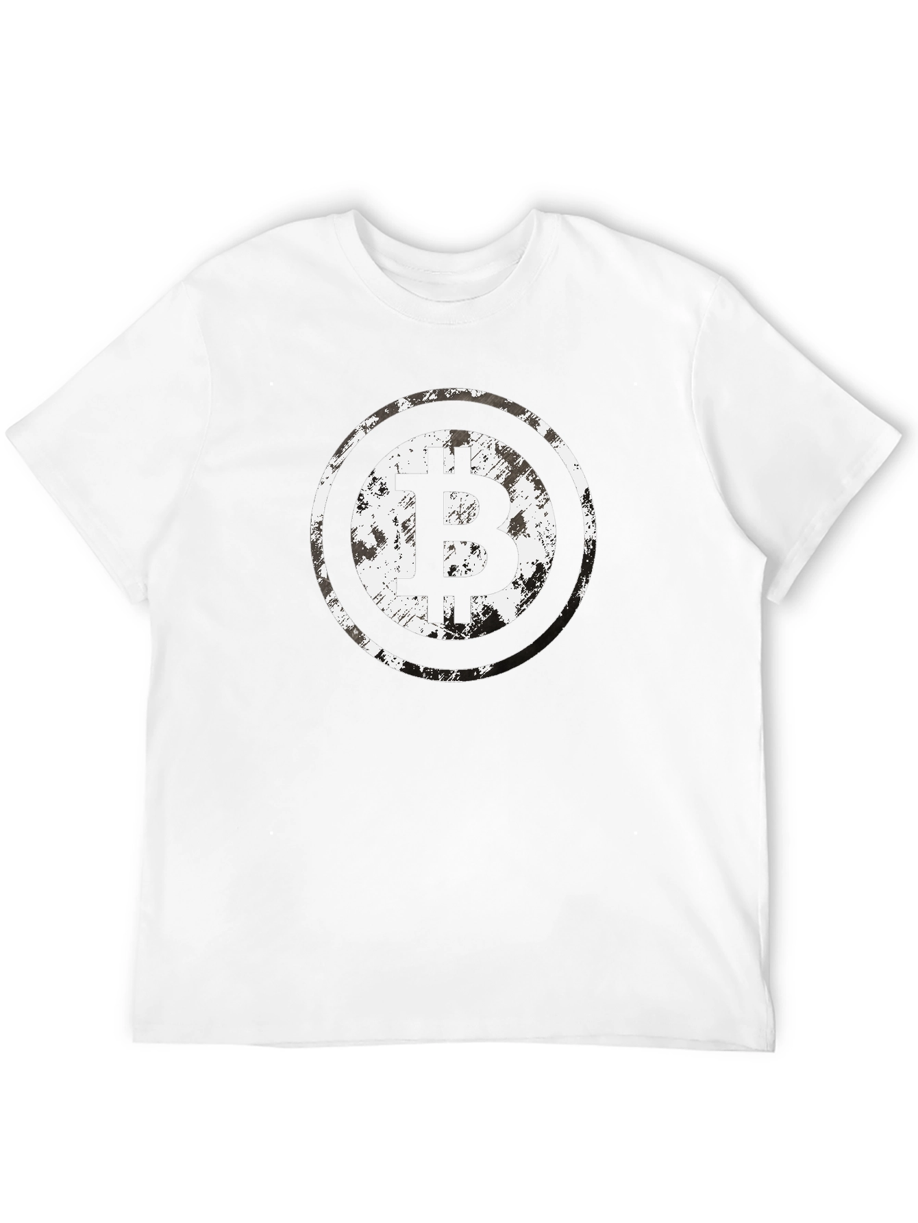 Bitcoin Symbol Graphic Black T-Shirt