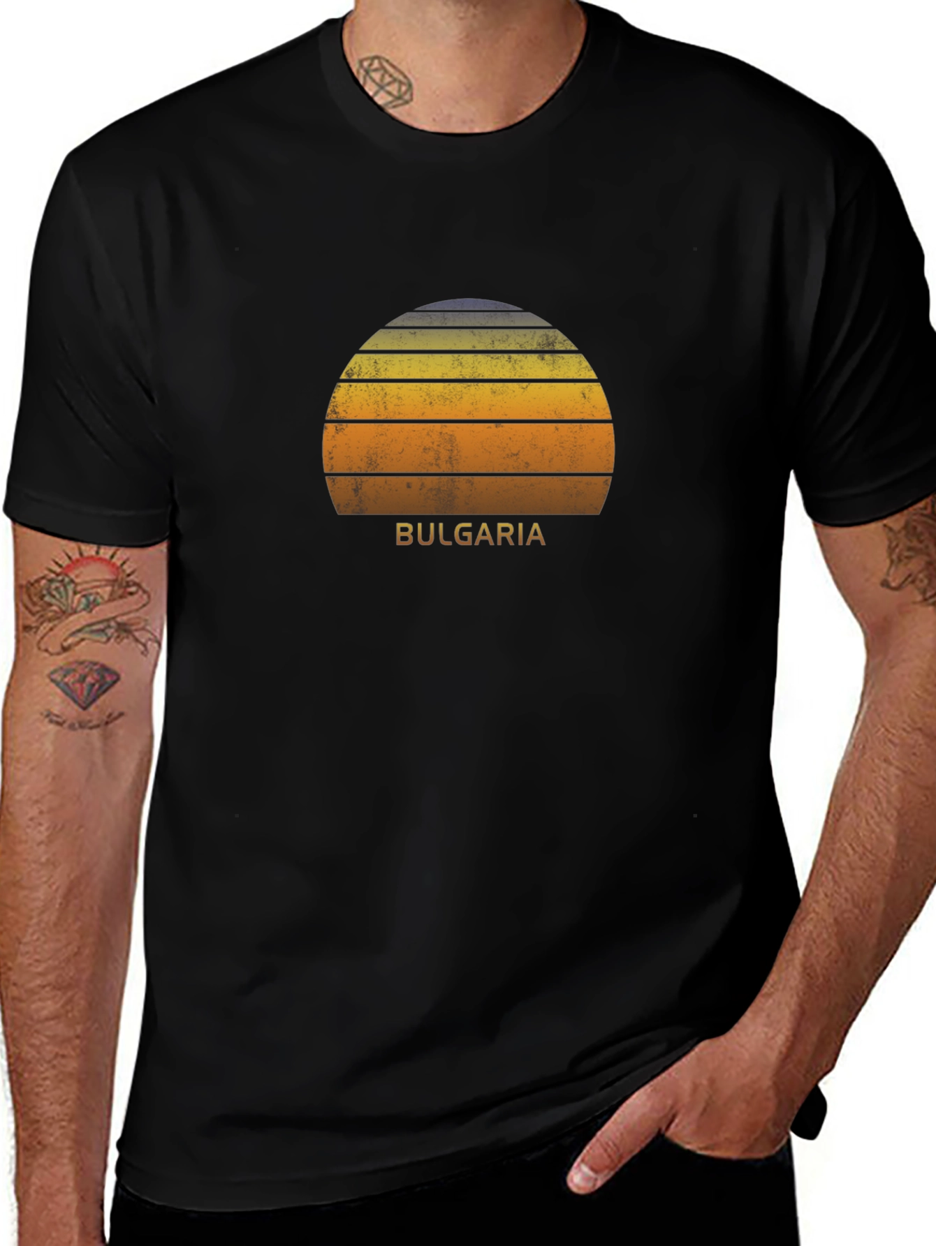 Bulgaria Sunset T-Shirt - Retro Graphic Tee