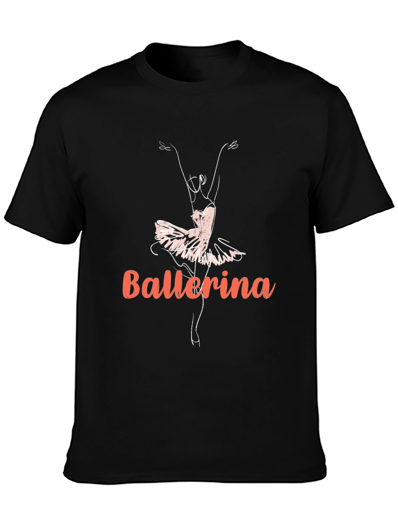 Ballerina Graphic Tee - Dancer Design