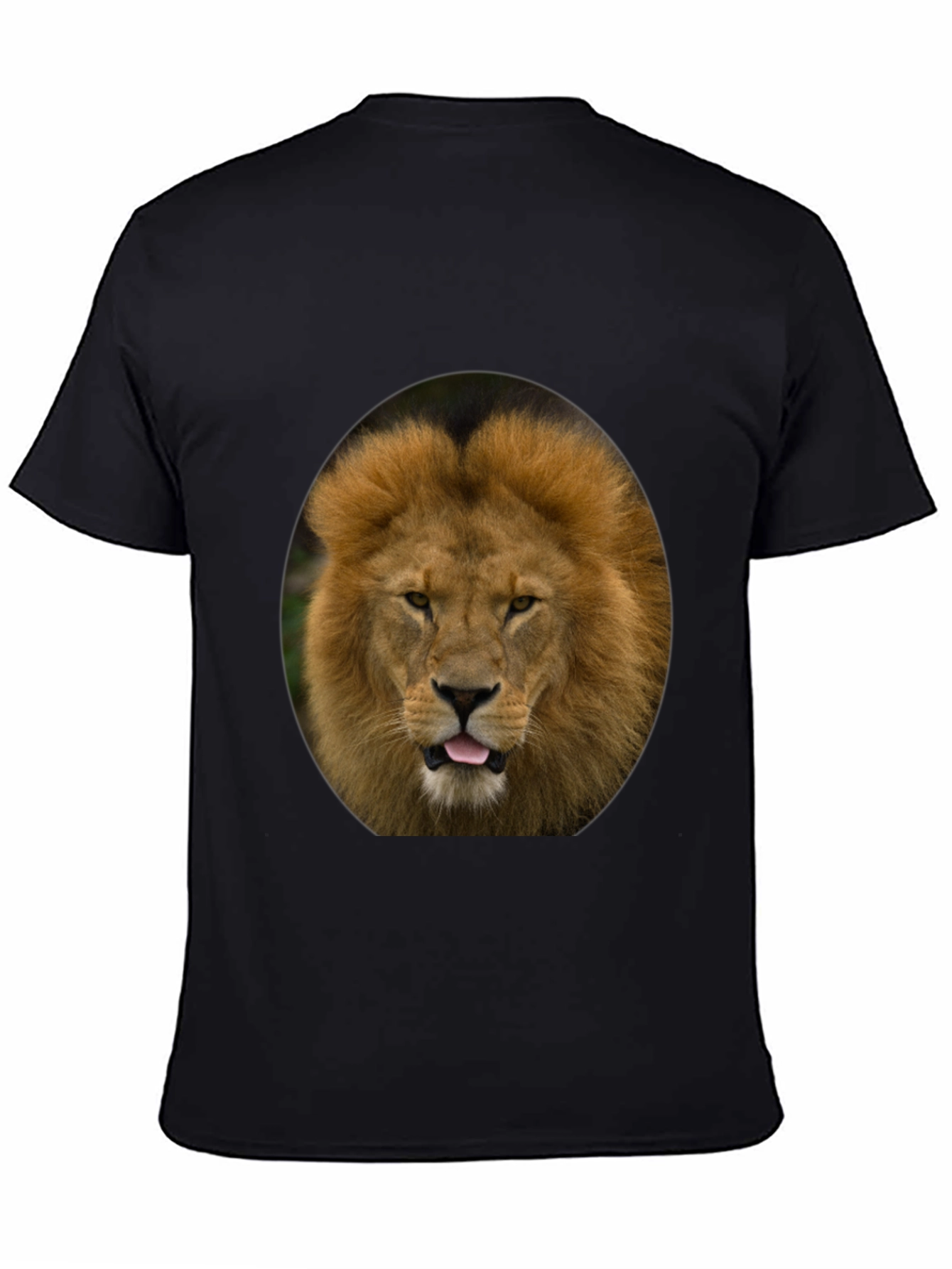 Lion Graphic Tee - Bold Animal Print T-Shirt