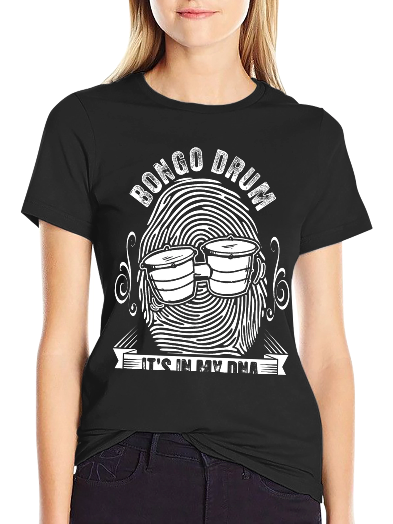 Bongo Drum DNA Graphic T-Shirt