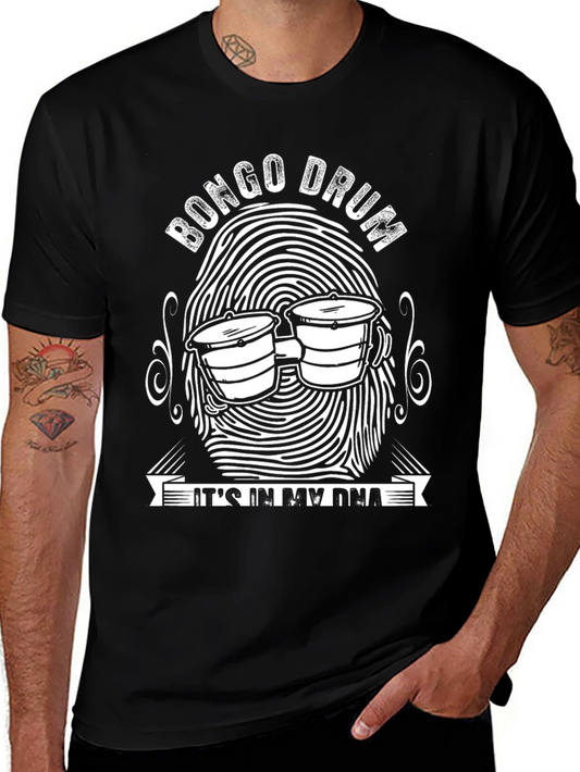 Bongo Drum DNA Graphic T-Shirt