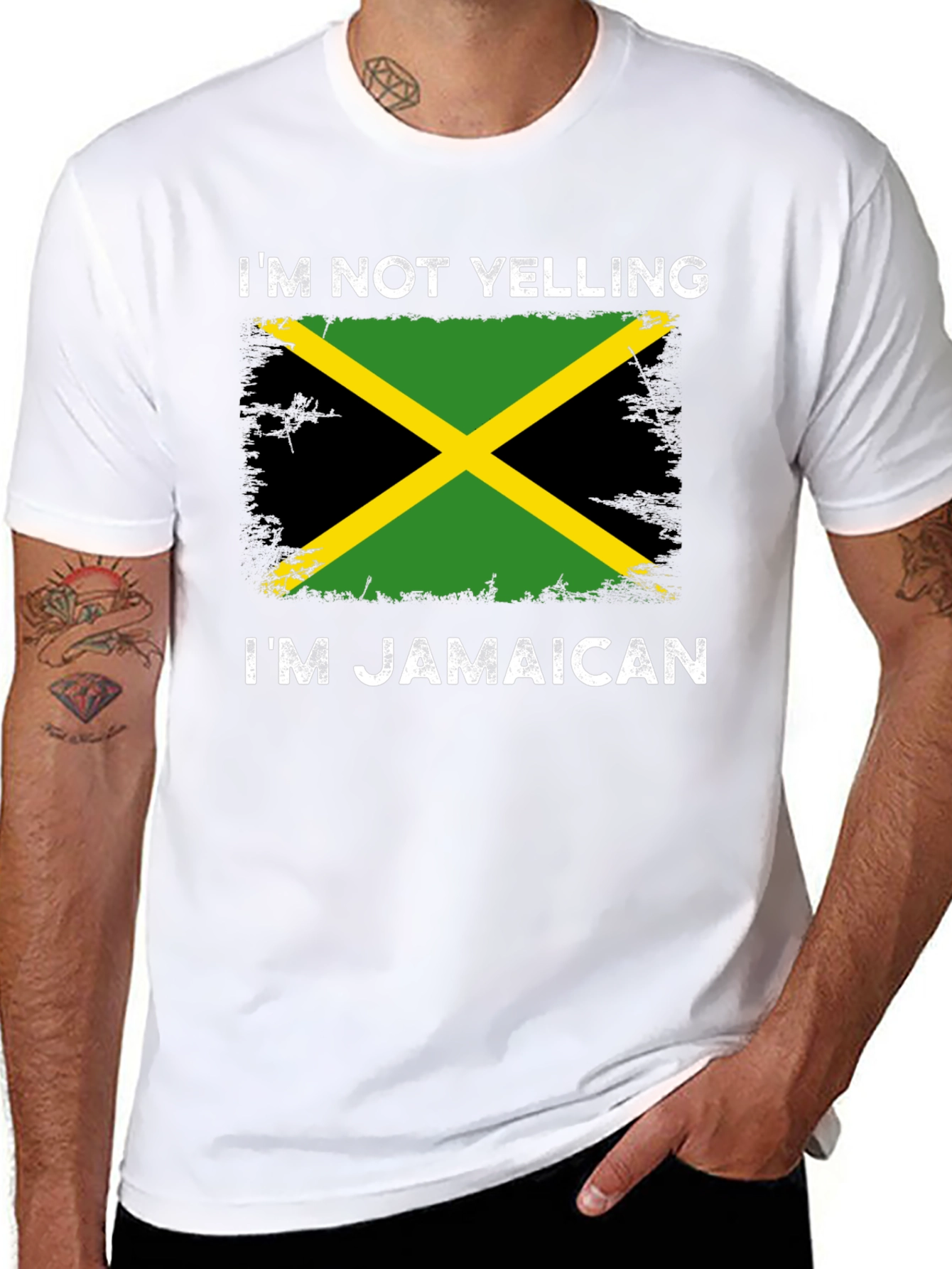 Jamaican Pride T-Shirt - Im Not Yelling Tee