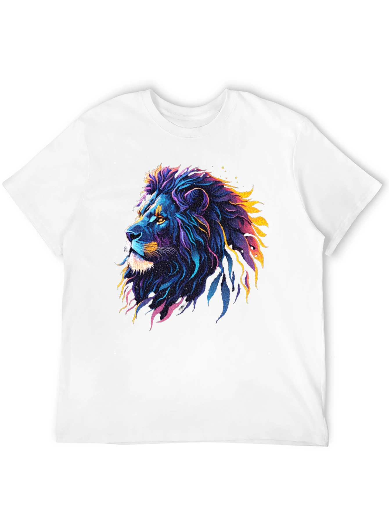 Vibrant Lion Graphic Tee - Bold Style