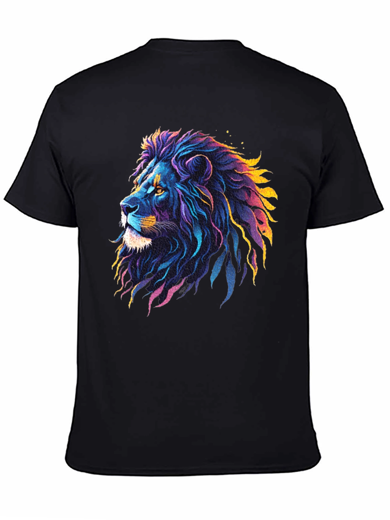 Vibrant Lion Graphic Tee - Bold Style