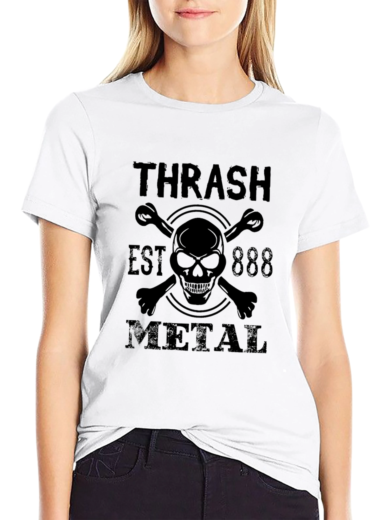 Thrash Metal Skull T-Shirt